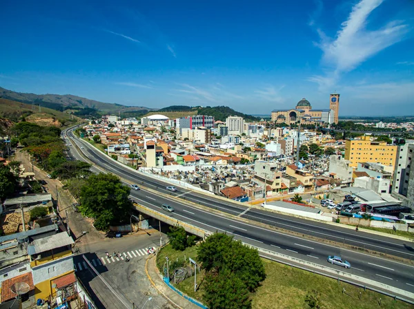 アプリケダ市とドゥトラ ハイウェイ大統領 ブラジル — ストック写真