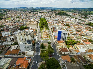 Brezilya 'daki turistik şehirler. Üç Kalpli Şehir, Minas Gerais Eyaleti, Brezilya. 