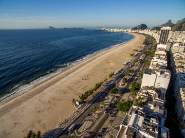 Rio de Janeiro, Copacabana plajı, Brezilya.