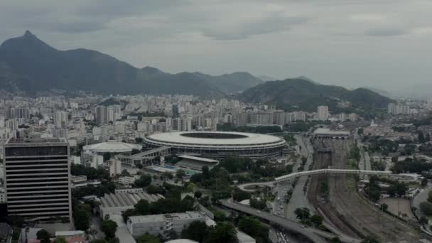 Brazilian Football Maracana Stadium City Rio Janeiro Brazil South America — ストック動画