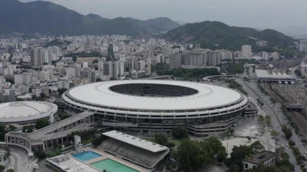 Brazilian Football Maracana Stadium City Rio Janeiro Brazil South America — Stok video