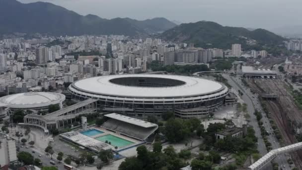 Brazilian Football Maracana Stadium City Rio Janeiro Brazil South America — Stock Video