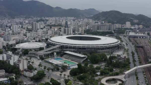 Бразильский Футбол Стадион Маракана Город Рио Жанейро Бразилия Южная Америка — стоковое видео