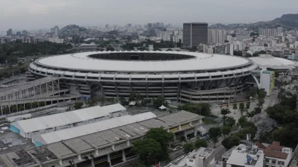 Brazilian Football Maracana Stadium City Rio Janeiro Brazil South America — Stock videók