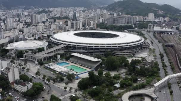 Brazilský Fotbal Stadion Maracana Město Rio Janeiro Brazílie Jižní Amerika — Stock video