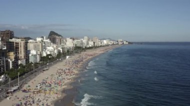 Rio de Janeiro, Brezilya. Leblon ve Ipanema plajı..