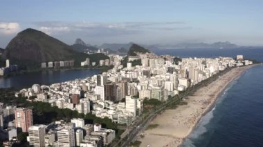Ipanema plajı. Rio de Janeiro Brezilya.