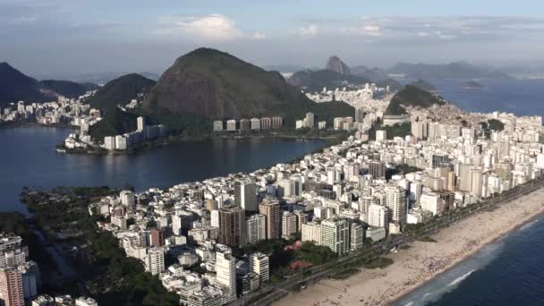 Stranden Ipanema Rio Janeiro Brasilien — Stockvideo