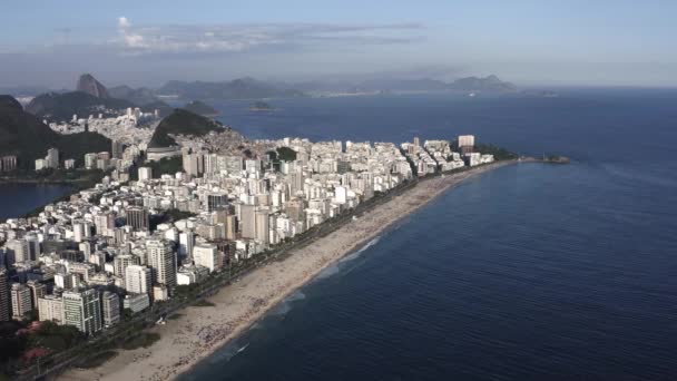 Playa Ipanema Río Janeiro Brasil — Vídeo de stock