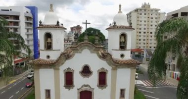 Brezilya 'daki turistik şehirler. Üç Kalpli Şehir, Minas Gerais Eyaleti, Brezilya.