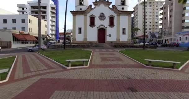 Туристичні Міста Бразилії City Three Hearts Minas Gerais State Brazil — стокове відео