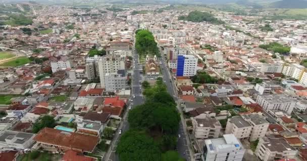 Miasta Turystyczne Brazylii City Three Hearts Stan Minas Gerais Brazylia — Wideo stockowe