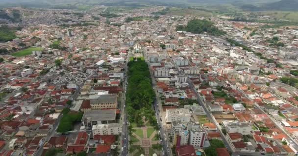 Miasta Turystyczne Brazylii City Three Hearts Stan Minas Gerais Brazylia — Wideo stockowe