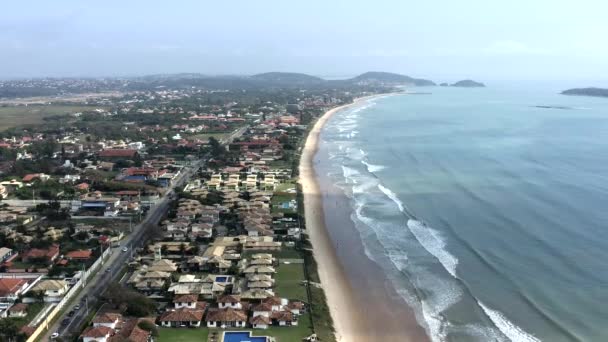Пляж Раса Бузиос Бразилия Пляжи Бразилии — стоковое видео