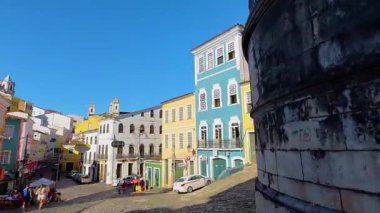Brezilya, Bahia State, Salvador City. Tarih Merkezi 'nde. Salvador, Bahia. Brezilya 'nın tarihi kalbi, her caddenin yüzyılların kültürünü, rengini ve hafızasını barındırdığı yer. 11-15-2025