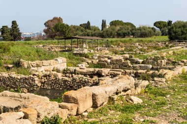 Beautiful Landscapes of The Archaeological Area of Megara Iblea in Province of Syracuse, Sicily, Italy. clipart