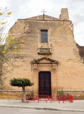 Castelvetrano, Trapani, Sicilya, İtalya 'daki Dini Mimarinin Görüntüleri.