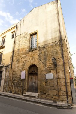 Castelvetrano, Trapani, Sicilya, İtalya 'daki Dini Mimarinin Görüntüleri.