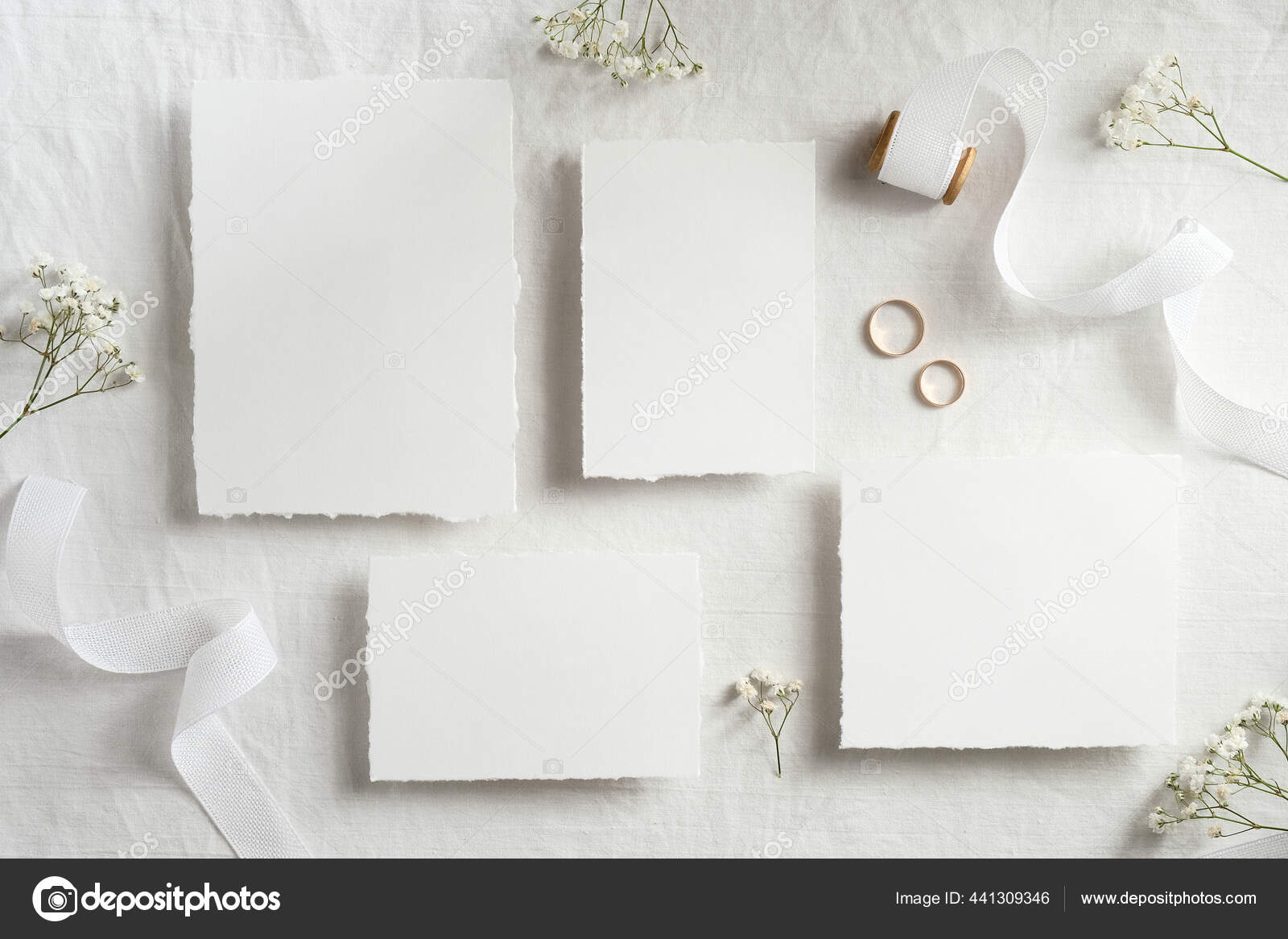 Blank Wedding Invitation
