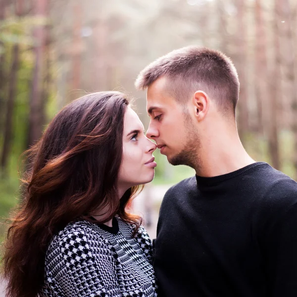 Young couple close up — Stock Photo, Image