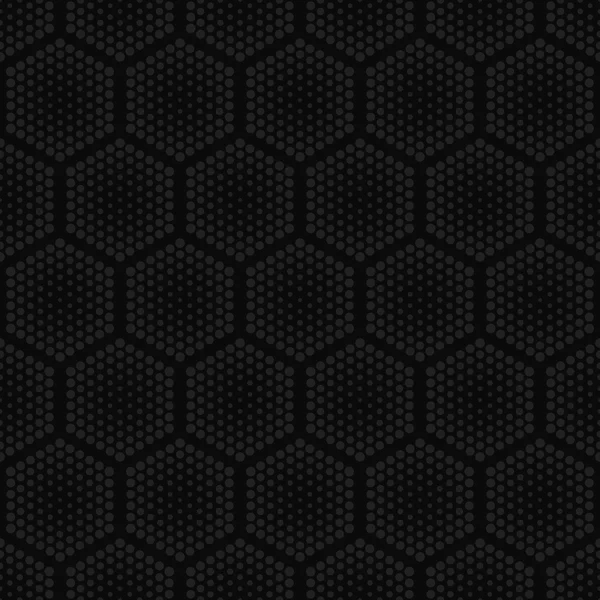 Vector Halftone Seamless Pattern — Stock Vector