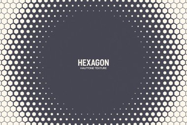 Altıgen Yarıton Doku Vektörü Çerçeve Geometrik Teknoloji Soyut Arkaplan