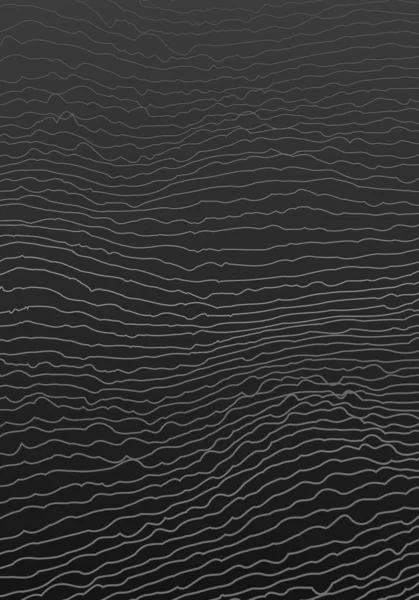Παραμορφωμένες Δονητικές Γραμμές Μαύρο Λευκό Κατακόρυφο Φόντο — Φωτογραφία Αρχείου