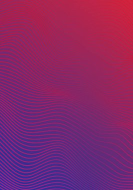 Yumuşak Saptırılmış Çizgiler Kırmızı Magenta Gradyan Dikey Arkaplan
