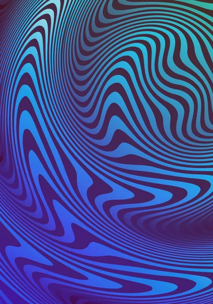 Ripple Wave Striped Pattern Blue Vertical Background — 图库照片