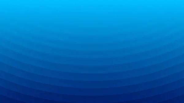 Lignes horizontales courbes lisses minimaliste fond bleu abstrait — Photo