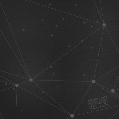 Vektör koyu gri arka plan