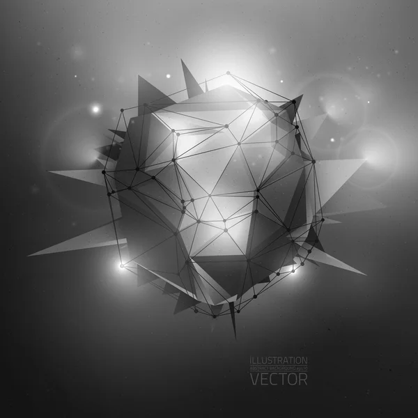 Science-Fiction-Vektorillustration — Stockvektor