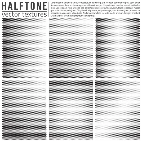 Vektor-Halbtontexturen — Stockvektor