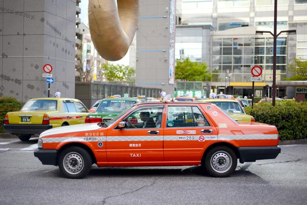 红色出租车 免版税图库图片