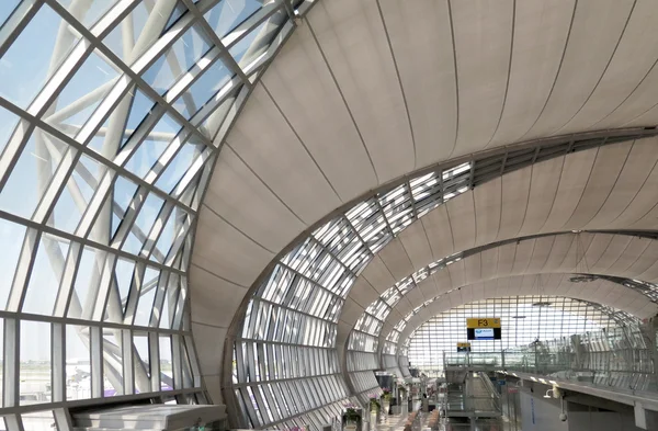 Interior do Aeroporto de Suvarnabhumi — Fotografia de Stock