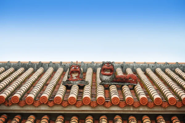 Okinawa style roof — Stock Photo, Image