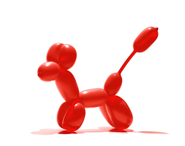 Red animal balloon — Stock Photo, Image