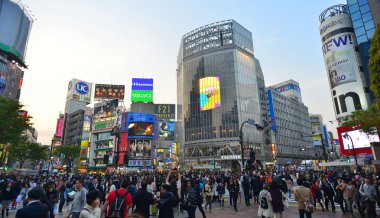 Shibuya alışveriş bölgesi
