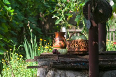 Sepet ve kabakla kırsal yaşam