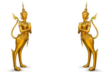 Wat Phra Kaew altın heykeli
