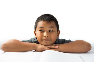 gözleri haddeleme ile joyfull küçük bir mutlu ve heyecanlı. closeup headshot