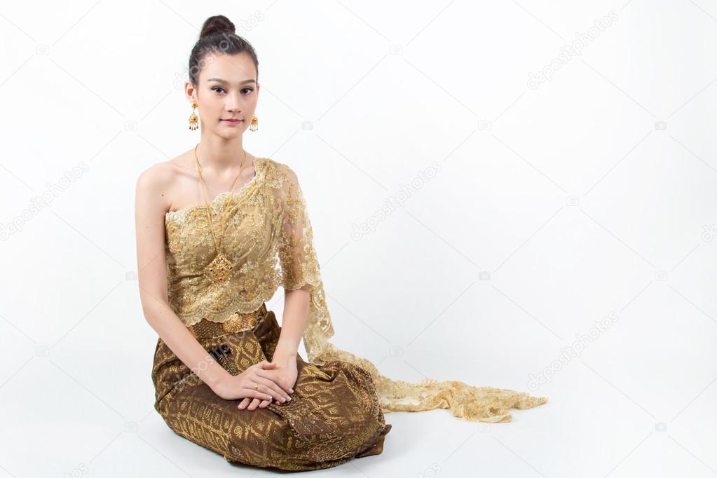 Thai Lady in vintage original Thailand