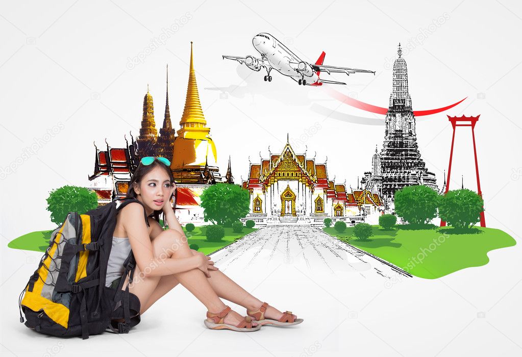 Thailand travel concept