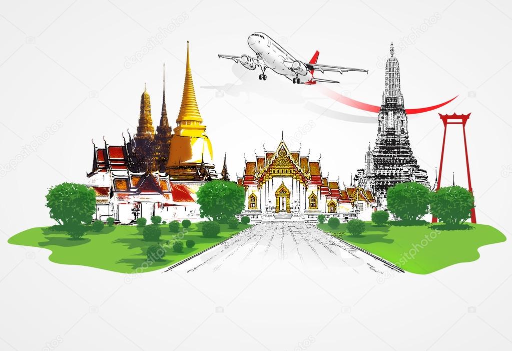 Thailand travel concept