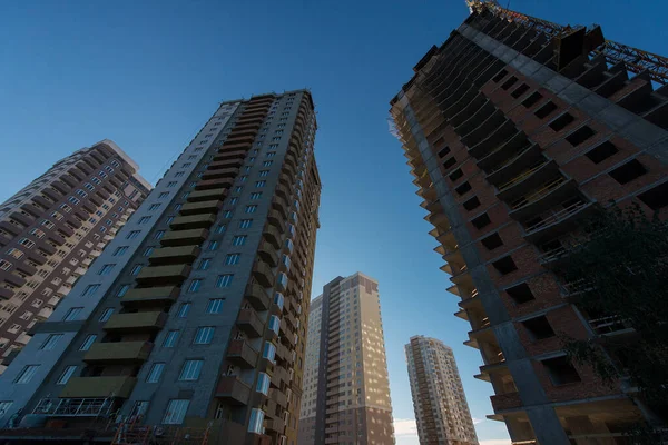 Thermische Isolatie Van Huizen Bouwfase Energiebesparing Productie Van Appartementen Sociale — Stockfoto