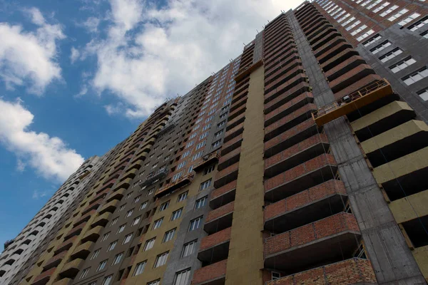 Aislamiento Térmico Viviendas Fase Construcción Ahorro Energético Producción Apartamentos Viviendas Imágenes De Stock Sin Royalties Gratis