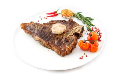 ızgara t-bone biftek