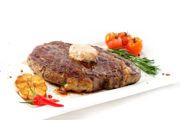 Grilled beef steak — Stock Photo, Image