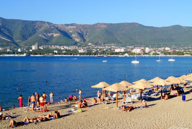 Plaj. Karadeniz. Gelendzhik
