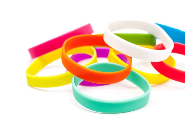 Pulseras de látex de colores — Foto de Stock